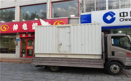 集美出租发电机施工案例